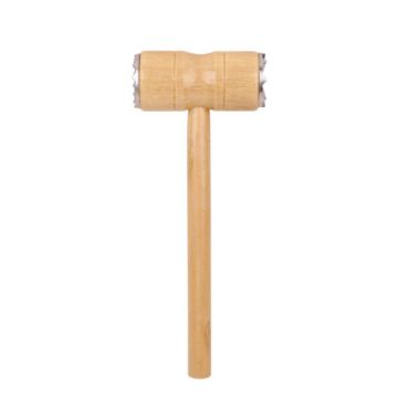Double-Sided Wooden Handle Meat Hammer - Kitchen Steak Tendon Breaker - 1