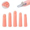 5pcs Nail Art Silicone Fake Fingers Practice Finger Molds - 1