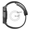 Grey Silicone Watch Band for Huawei GT2 Pro 22mm - Magnetic Buckle - 5