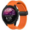 Garmin Forerunner 255 Music 22mm Orange Silicone Watch Band - 1