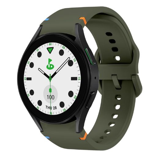Samsung Galaxy Watch 5 Pro Golf Edition Silicone Band - Army Green - 1