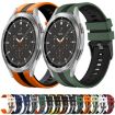 Samsung Galaxy Watch Active 2 44mm 20mm Sports Silicone Band Black Yellow - 3