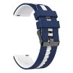 Garmin Forerunner 55 20mm Sports Silicone Watch Band Blue White - 2