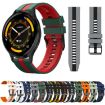 Garmin Venu 3 22mm Silicone Watch Band - Orange+Black - 3