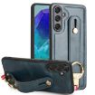 Samsung Galaxy F55/M55/C55 5G Wristband Leather Back Phone Case Blue - 1