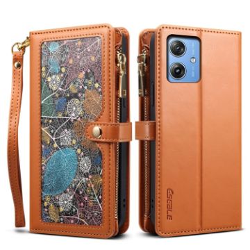 Motorola Moto G54 5G Leather Case - Brown - 1