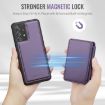 Samsung Galaxy A52s 5G RFID Leather Phone Case (Purple) - 4