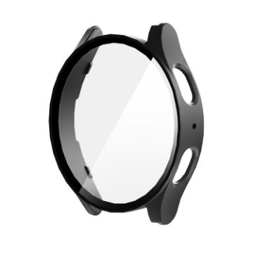 Samsung Galaxy Watch7 44mm Black Watch Case with Tempered Glass Film - 1