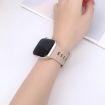 Apple Watch SE 2023 44mm Silicone Watch Band - Milk Tea Rock White - 9