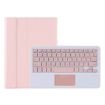Pink Bluetooth Keyboard Leather Case for Samsung Galaxy Tab S6 Lite - 2