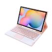 Pink Bluetooth Keyboard Leather Case for Samsung Galaxy Tab S6 Lite - 4
