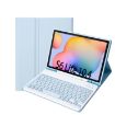 Samsung Galaxy Tab S6 Lite 10.4" Bluetooth Keyboard Leather Case White Ice - 1
