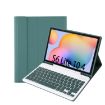Samsung Galaxy Tab S6 Lite 10.4" Bluetooth Keyboard Leather Case - Dark Green - 1