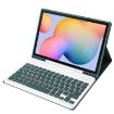 Samsung Galaxy Tab S6 Lite 10.4" Bluetooth Keyboard Leather Case - Dark Green - 4