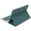 Samsung Galaxy Tab S6 Lite 10.4" Bluetooth Keyboard Leather Case - Dark Green - 6