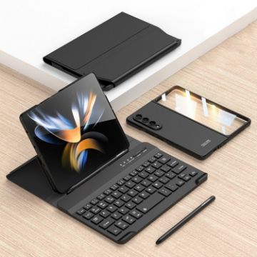 Samsung Galaxy Z Fold3 5G Bluetooth Keyboard Leather Case - 1