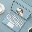 Samsung Galaxy Tab S8+ Bluetooth Keyboard Leather Case (Pink) - 7
