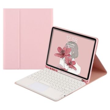 Samsung Galaxy Tab S8+ Keyboard Case - Pink+White - 1