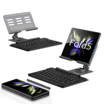 Samsung Galaxy Z Fold5 GKK Folding Holder + Keyboard + Pen + Mouse Set - 1