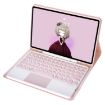 Samsung Galaxy Tab S9 FE Pink TPU Bluetooth Keyboard Leather Case - 4