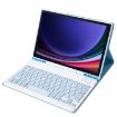 Samsung Galaxy Tab S9 FE A710B Ice Blue TPU Bluetooth Keyboard Leather Case - 4