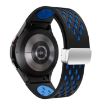 Samsung Gear S2 Classic Silicone Watch Band - Black Sky Blue - 2