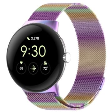 Google Pixel Watch 3 45mm Milanese Metal Magnetic Band - Colorful - 1