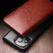 QIALINO Genuine Leather iPhone 16 Case - Black - 6