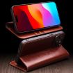 QIALINO Genuine Leather iPhone 16 Case - Black - 8