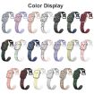 Apple Watch SE 2023 40mm Silicone Watch Band - Pink Sand Orange - 3