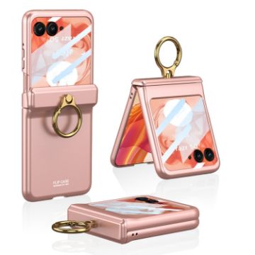 Motorola Razr 50 GKK Flip Case with Ring Holder - Pink - 1