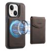 iPhone 14/13 Denior D20 Skin Feel MagSafe Holder Case (Brown) - 1