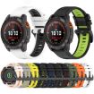 Garmin Enduro 3 Sports 26mm Silicone Watch Band Black Blue - 3