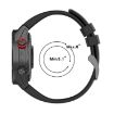 Garmin Fenix 8 MIP 51mm Sports Silicone Watch Band - Army Green+Black - 4