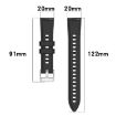 Garmin Forerunner 645/645 Music Silicone Watch Band - White - 7