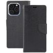 GOOSPERY FANCY DIARY Cross Texture Leather Phone Case - Black - 2