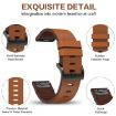 Garmin MARQ Adventurer Gen 2 Leather Steel Buckle 22mm Watch Band - Black - 5