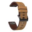 Garmin Epix Pro 47mm Leather Steel Buckle 22mm Watch Band - Light Brown - 2