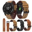 Garmin Fenix 8 47mm Leather Watch Band - Light Brown - 3