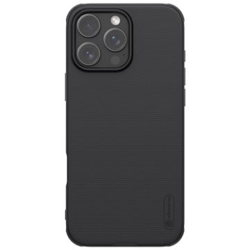 NILLKIN Frosted Shield Pro Case for iPhone 16 Pro Max - Black - 1