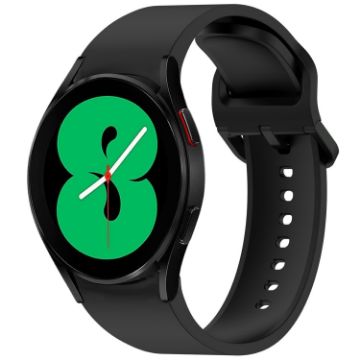 Samsung Galaxy Watch 4 40/44mm Silicone Watch Band - Black - 1