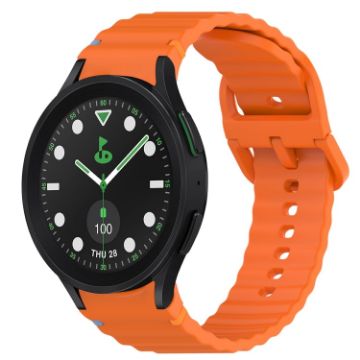 Samsung Galaxy Watch 5 Pro Golf Edition Silicone Watch Band - Orange - 1