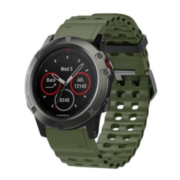 Garmin 26mm Ocean Quick Release Silicone Watch Band - Army Green - 1