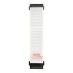 Garmin 22mm Nylon Loop Hook And Loop Fastener Watch Band - White - 1