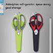 Detachable Magnetic Kitchen Scissors Stainless Steel - Random Color Delivery - 7