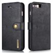 DG.MING iPhone 8 Plus/7 Plus Crazy Horse Texture Flip Case - Black - 2