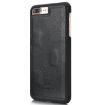 DG.MING iPhone 8 Plus/7 Plus Crazy Horse Texture Flip Case - Black - 8