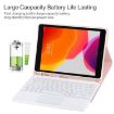 Detachable Bluetooth Keyboard + Tablet Case for iPad 10.2"/iPad Air (Pink) - 7