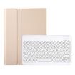 Samsung Galaxy Tab S6 Lite 10.4 Bluetooth Keyboard Leather Case - Gold - 2
