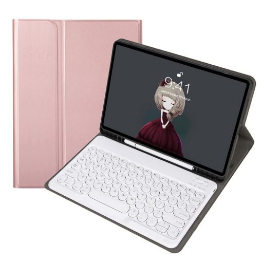 Samsung Galaxy Tab S6 Lite 10.4 Keyboard Case - Rose Gold - 1